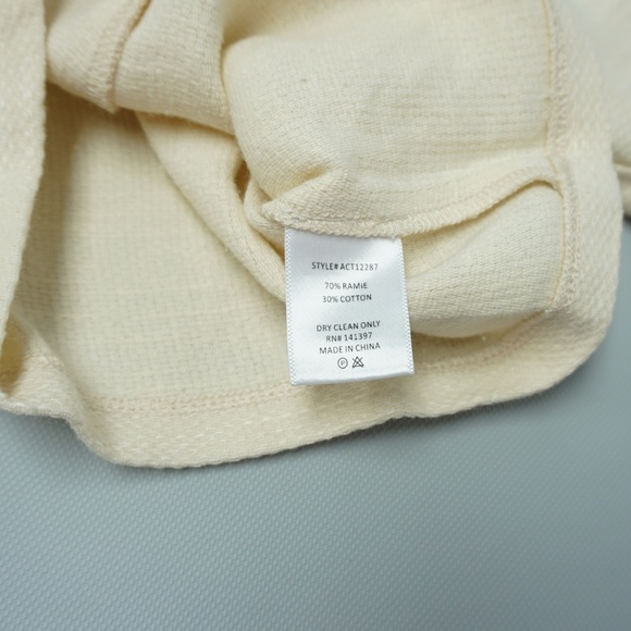 ASTR Cropped Top Off The Shoulder Natural L - Picture 5 of 8